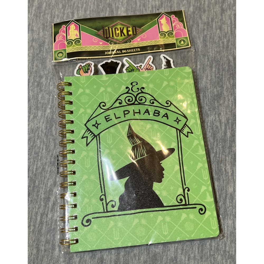 Wicked‎ Elphaba Witch Spiral Journal 96 Sheets Target Innovative Designs New